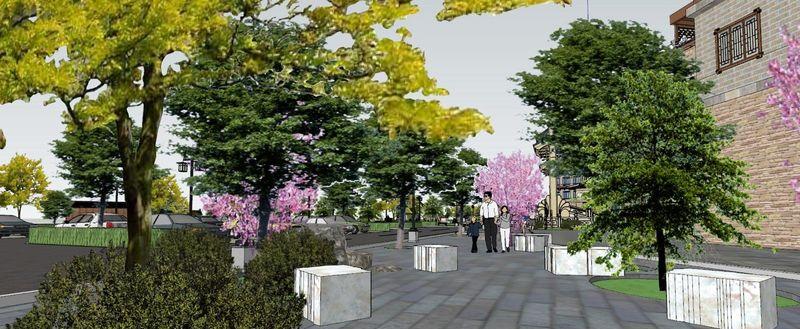 沈阳大兴韩国商业街景观设计-5