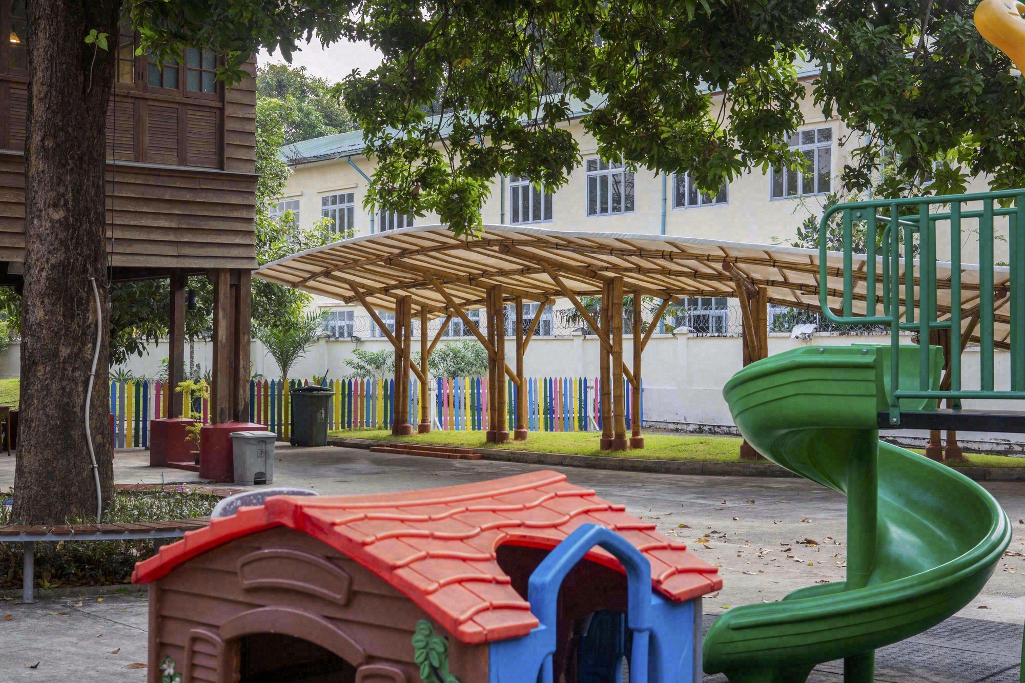 谢德学校操场亭丨缅甸丨Blue Temple-24