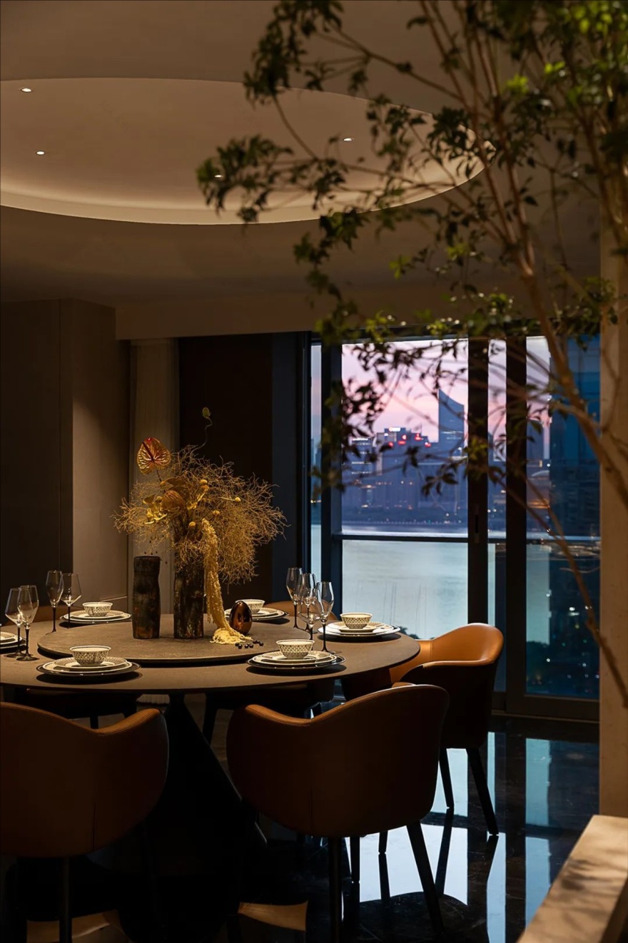 意韵江畔|杭州深蓝国际 270 平设计丨中国杭州丨杭州万璞空间设计-38