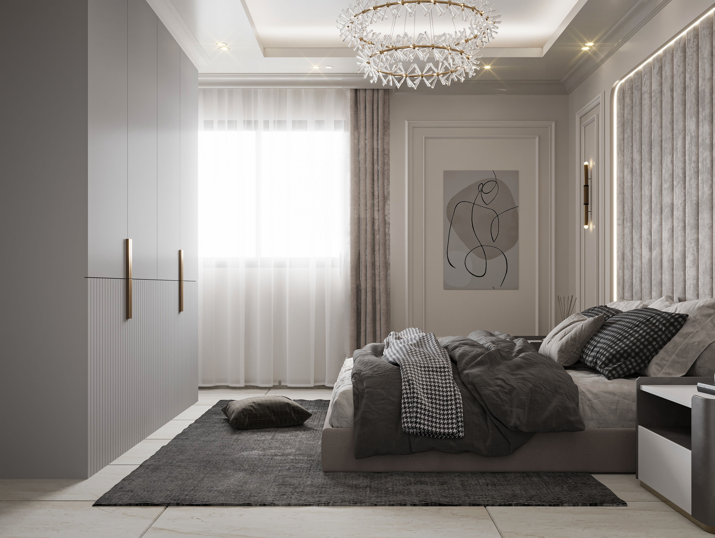 Master bedroom + Bathroom-2