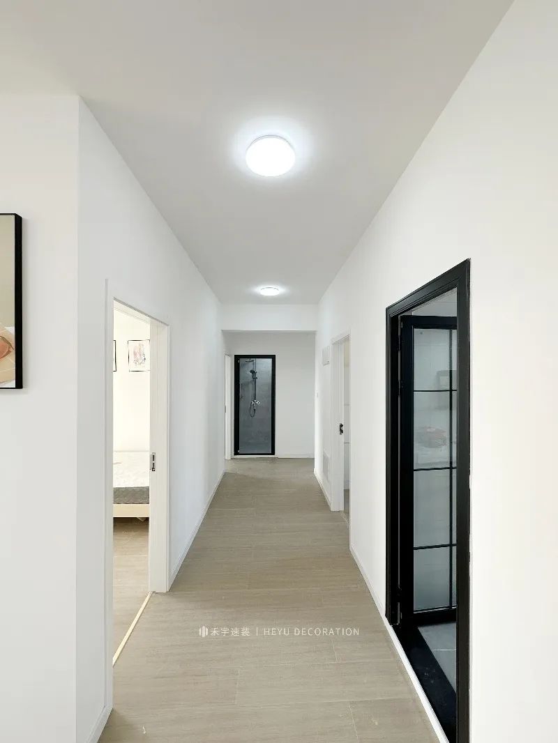 143㎡四房改五房简装出租房设计案例丨禾宇速装-6