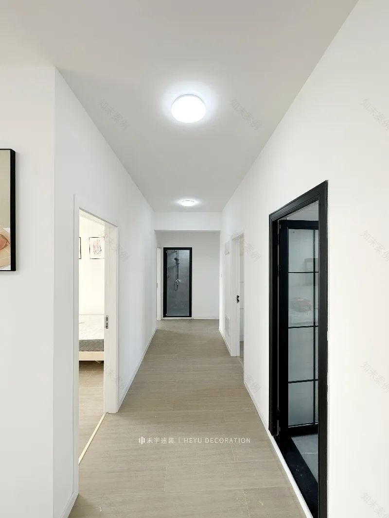 143㎡四房改五房简装出租房设计案例丨禾宇速装-6