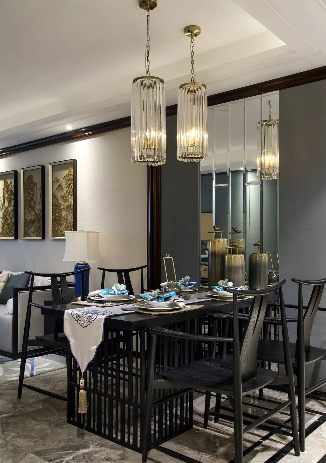 当现代撞上新中式，打造高级低奢风-19