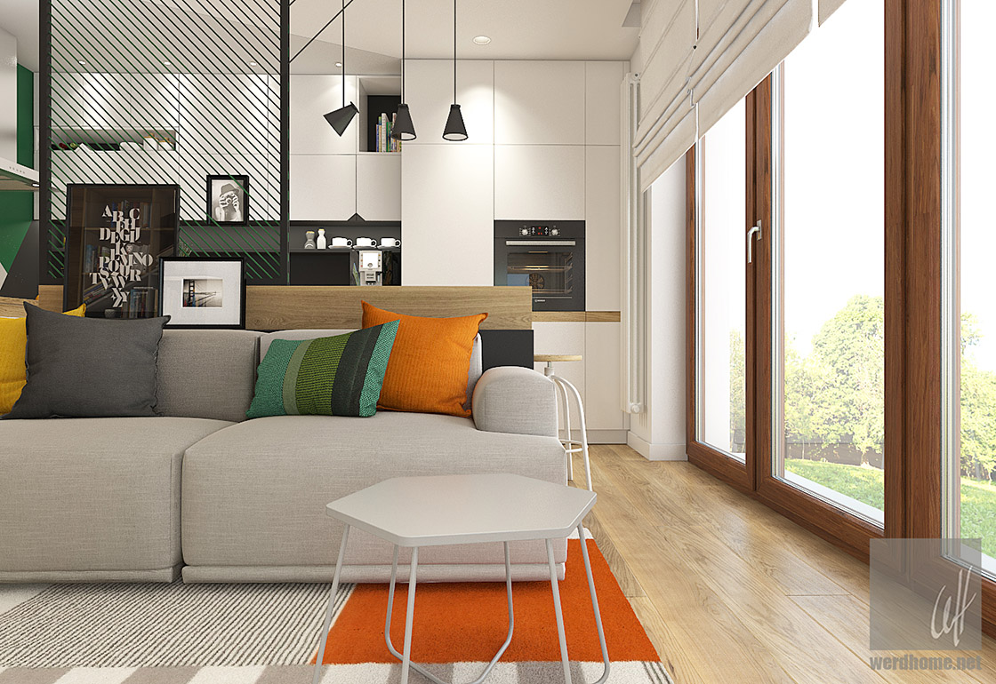WERDHOME | Projekt wnętrza mieszkania w Krakowie-9