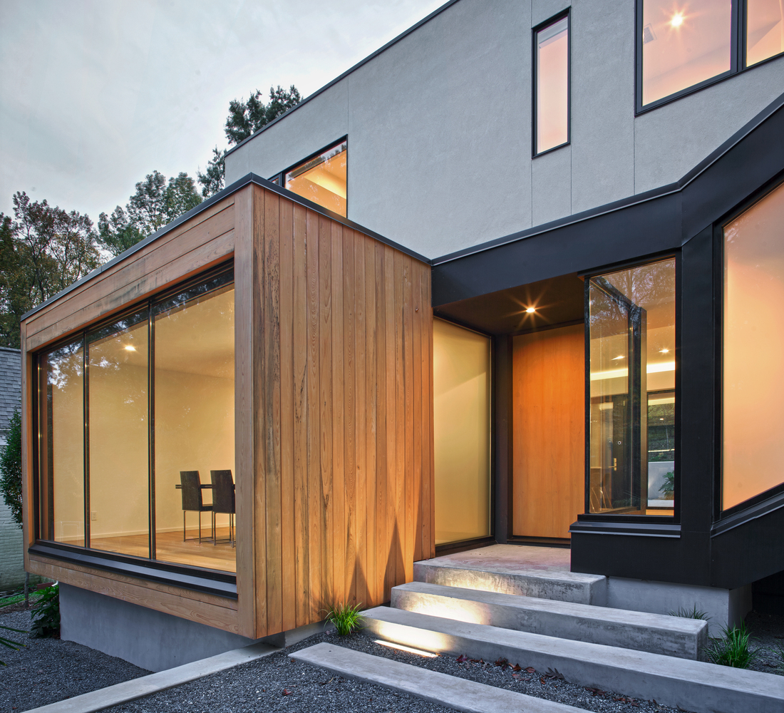 Medlin Residence | 受限场地上的紧凑“L”形住宅-30