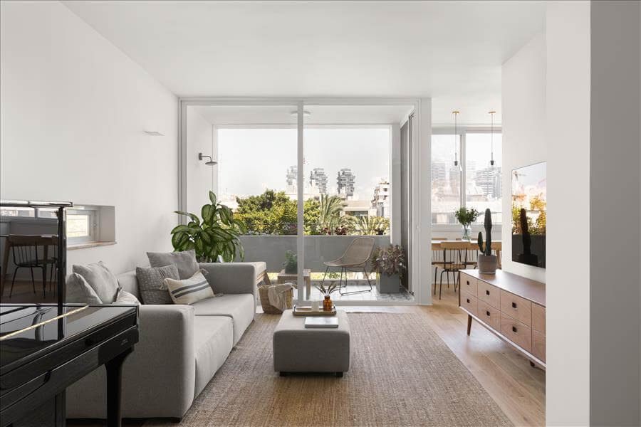 特拉维夫一座保护建筑内公寓的粗野主义设计装修丨以色列特拉维夫丨建筑师兼室内设计师Shir Margolin-7