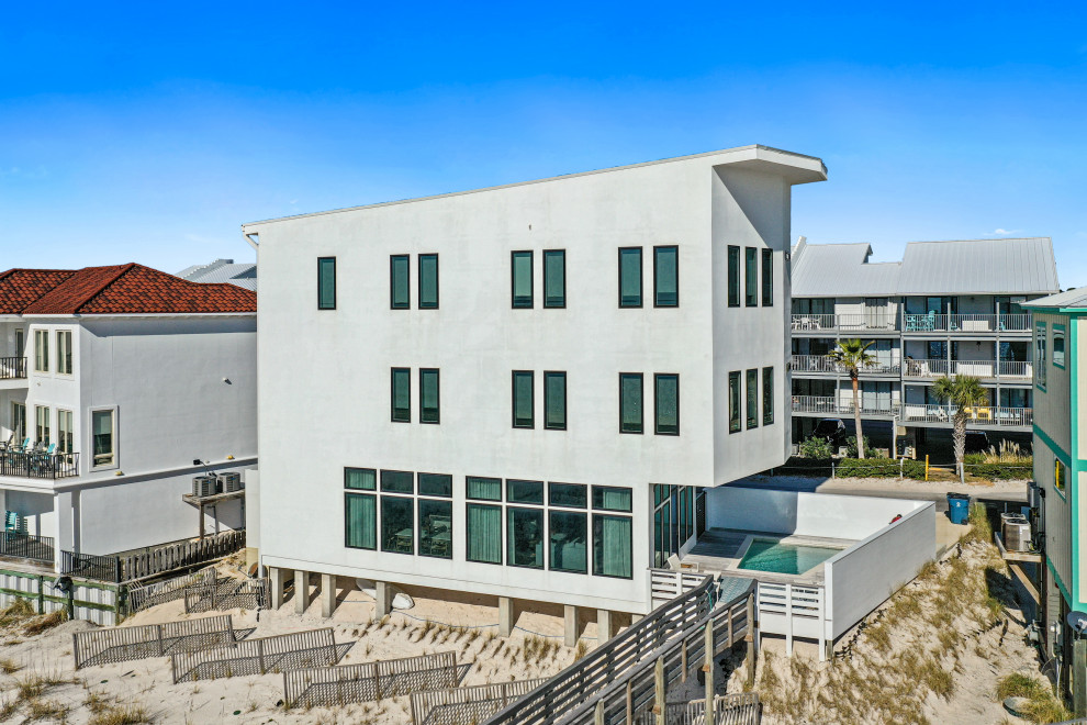 Cross Lane现代海滨住宅丨美国阿拉巴马丨Bob Chatham Custom Home Design-3