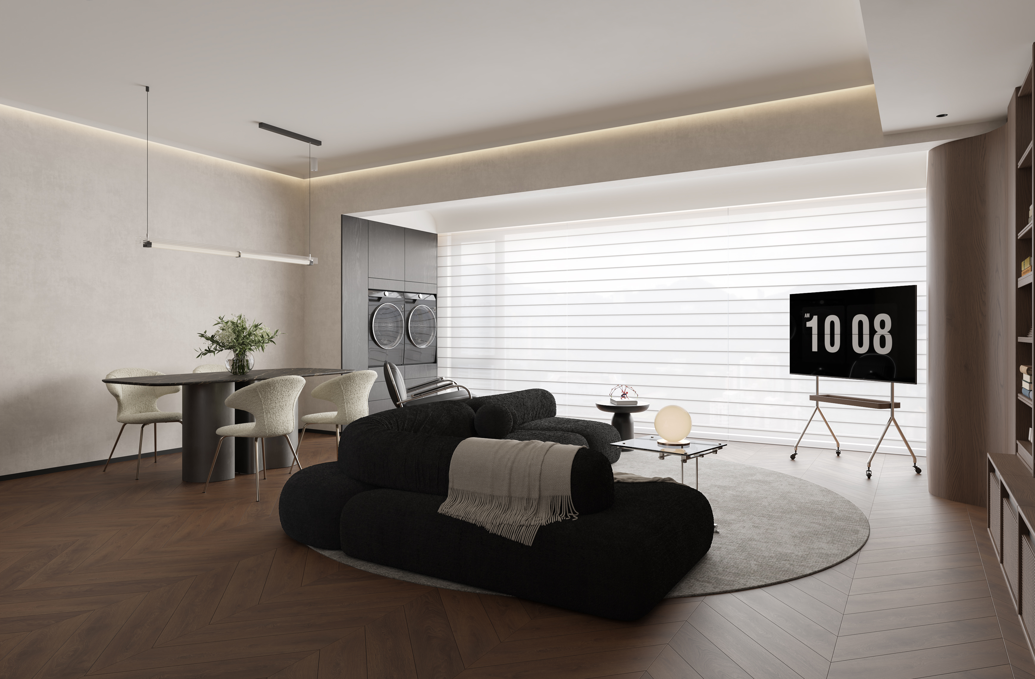 现代中古效果图表现-9