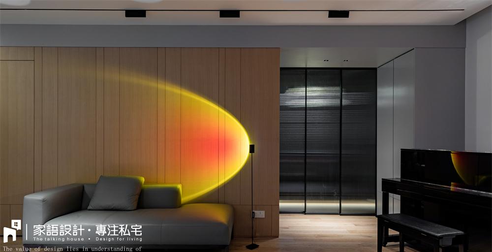 家庭电影院与音乐交流区的完美结合丨中国广州丨广州家语设计-12