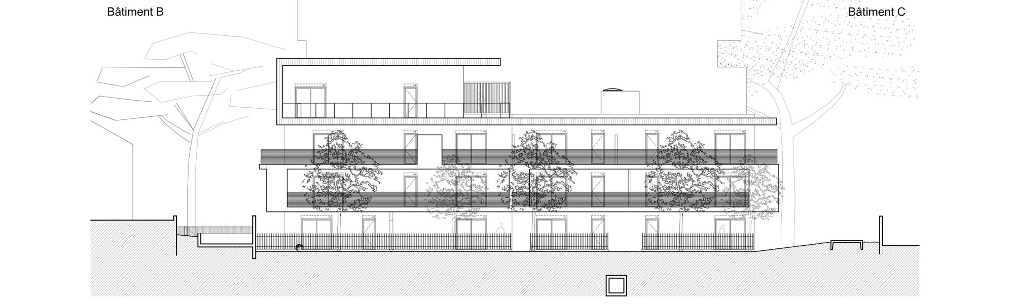 法国蒙彼利埃32户住宅楼丨MDR Architectes-50