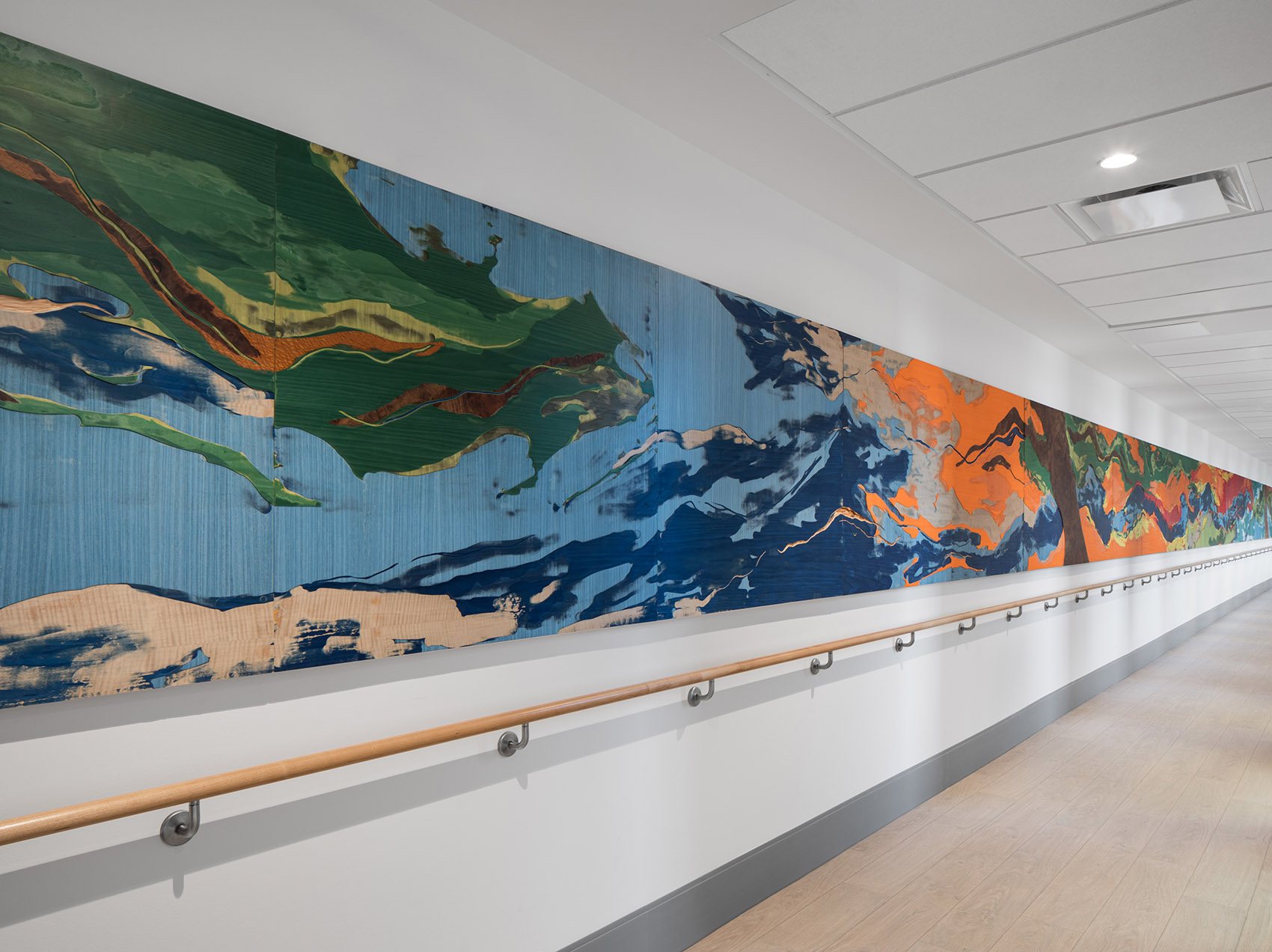 Le cycle du présent装饰壁画，加拿大 / Yechel Gagnon-7