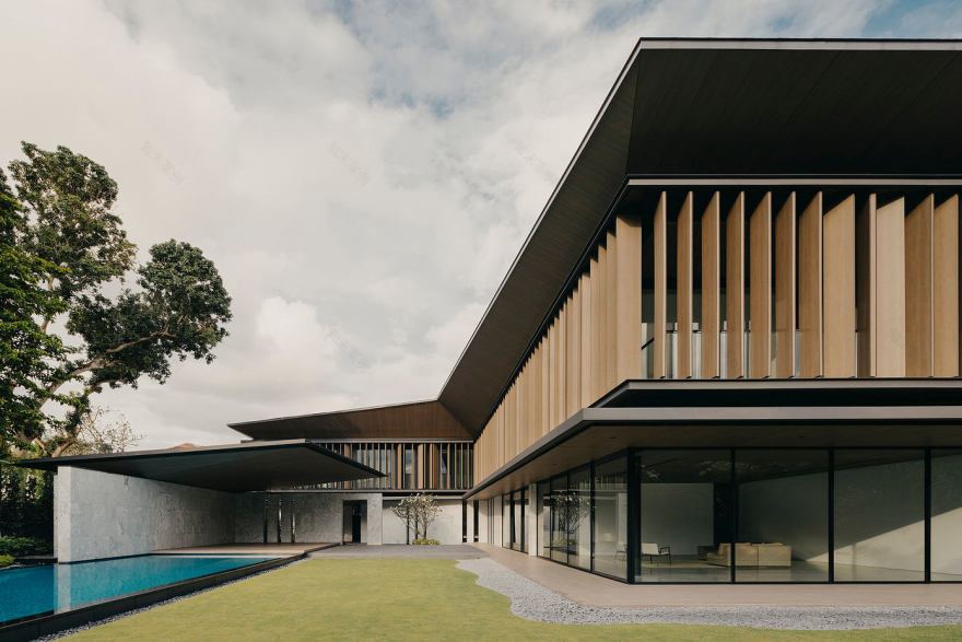 鸡蛋花庭院住宅丨新加坡丨K2LD Architects-1