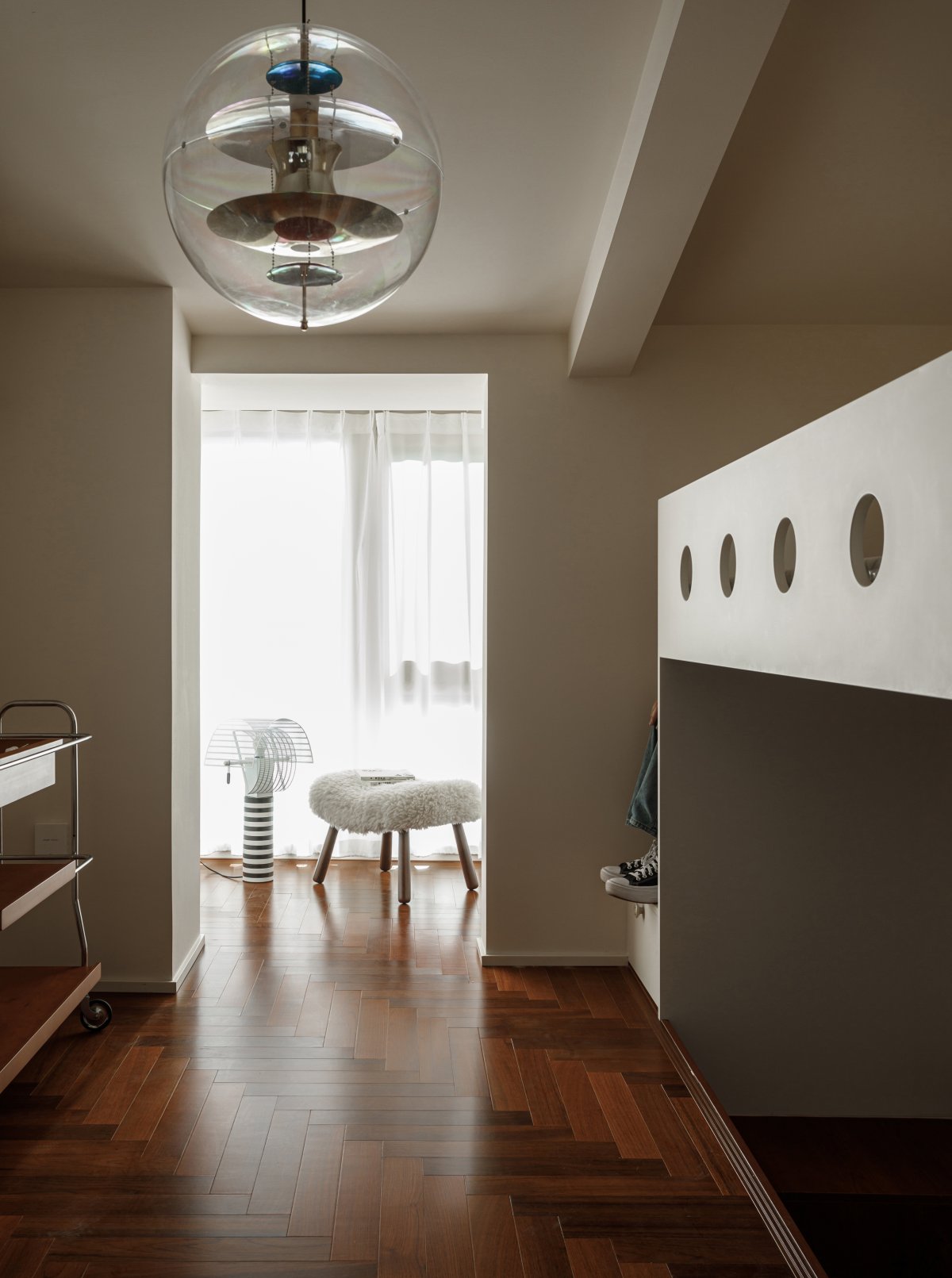 北京西城社区住宅轻复古风格婚房设计丨中国北京丨文君空间设计-38