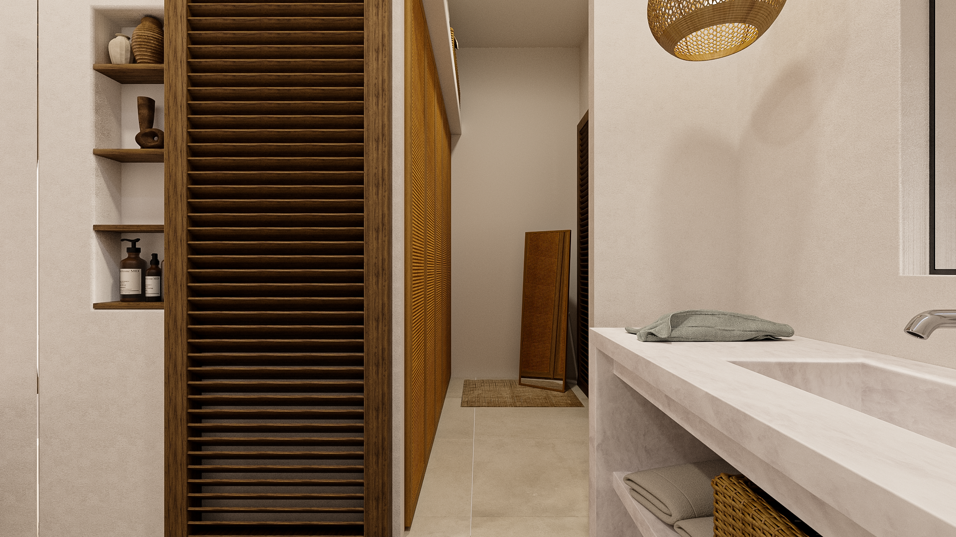 巴厘岛帕穆朗简约主义住宅丨印度亚南丨Own Design-12