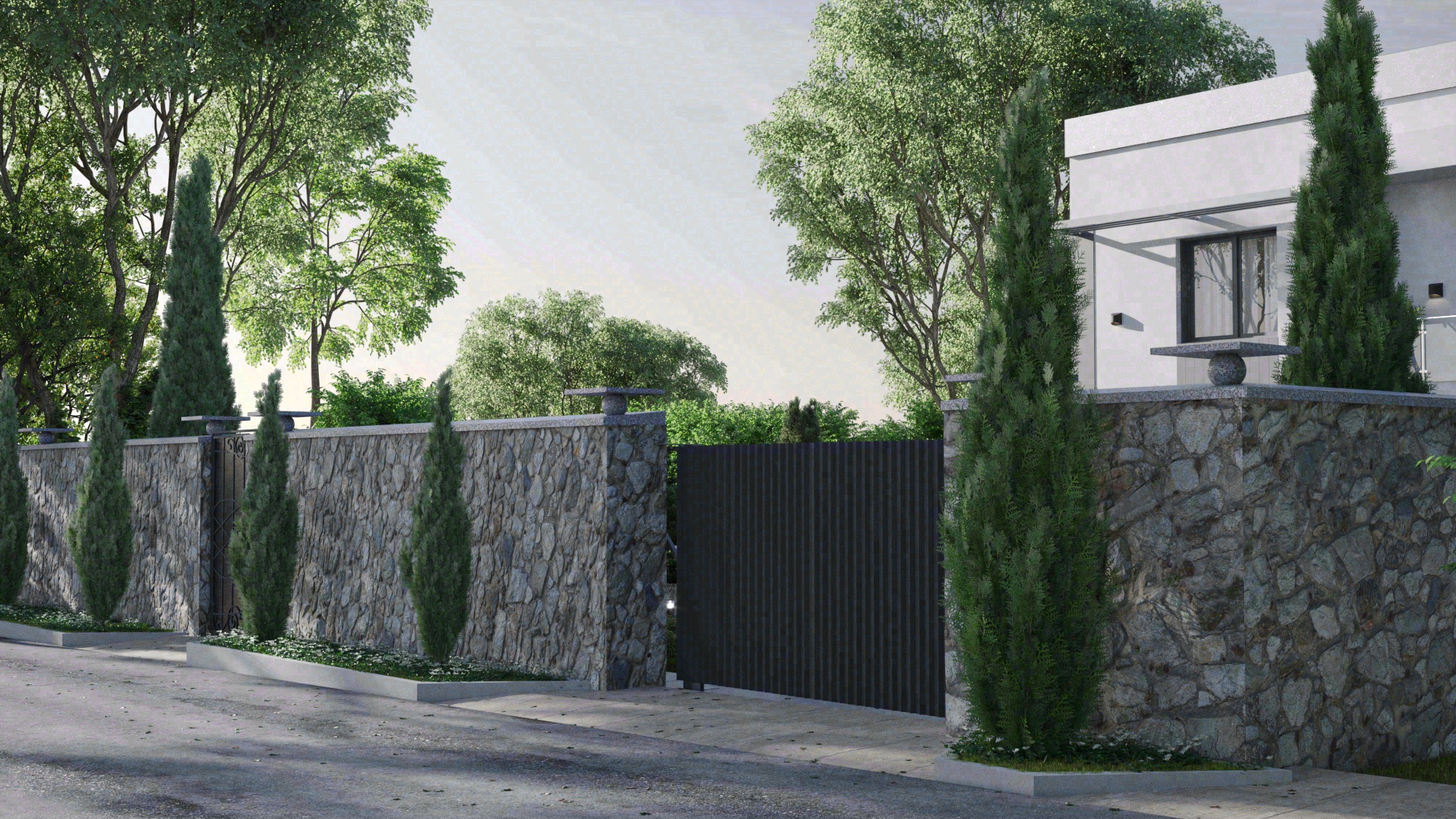 City villa renovation and exterior design-9