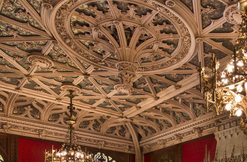 伊斯特诺城堡丨英国赫里福德丨罗伯特·斯默克（建筑主体）,奥古斯塔斯·普金（新哥特式室内）-88