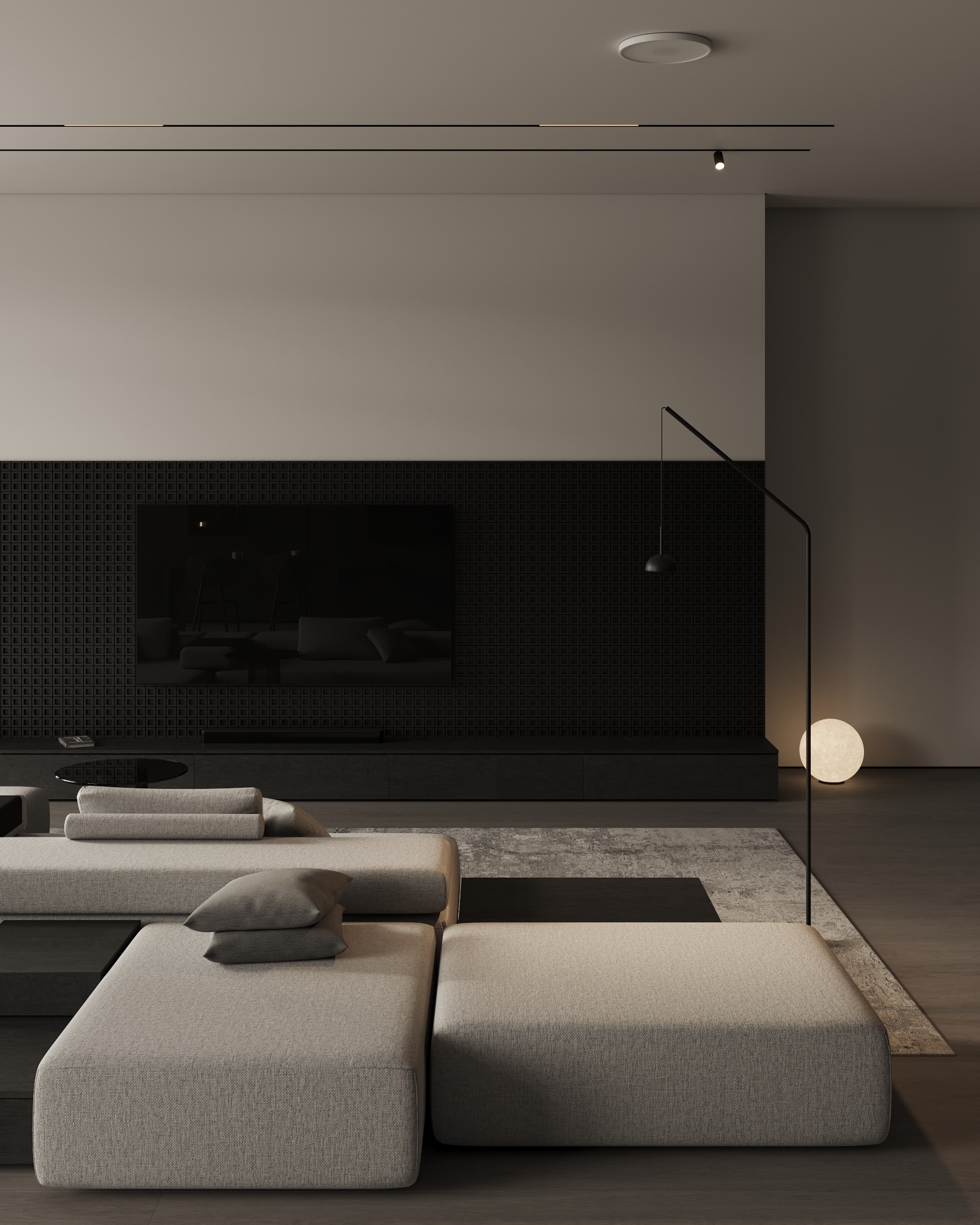 kitchen & living room 3d 场景设计丨Instagram-30