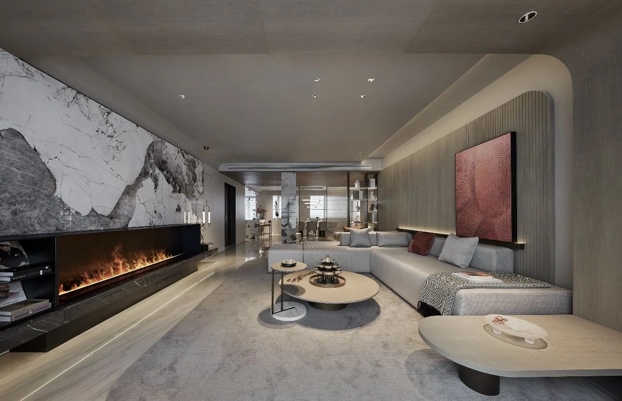 枫华金明府 156㎡极简宋风样板间丨中国开封丨上海筑详建筑装饰设计有限公司-24