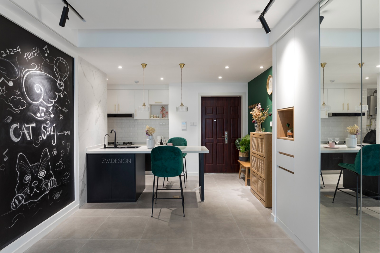 成都 75 平米精致复古空间,打造喵星人与主人共融的生活环境-22