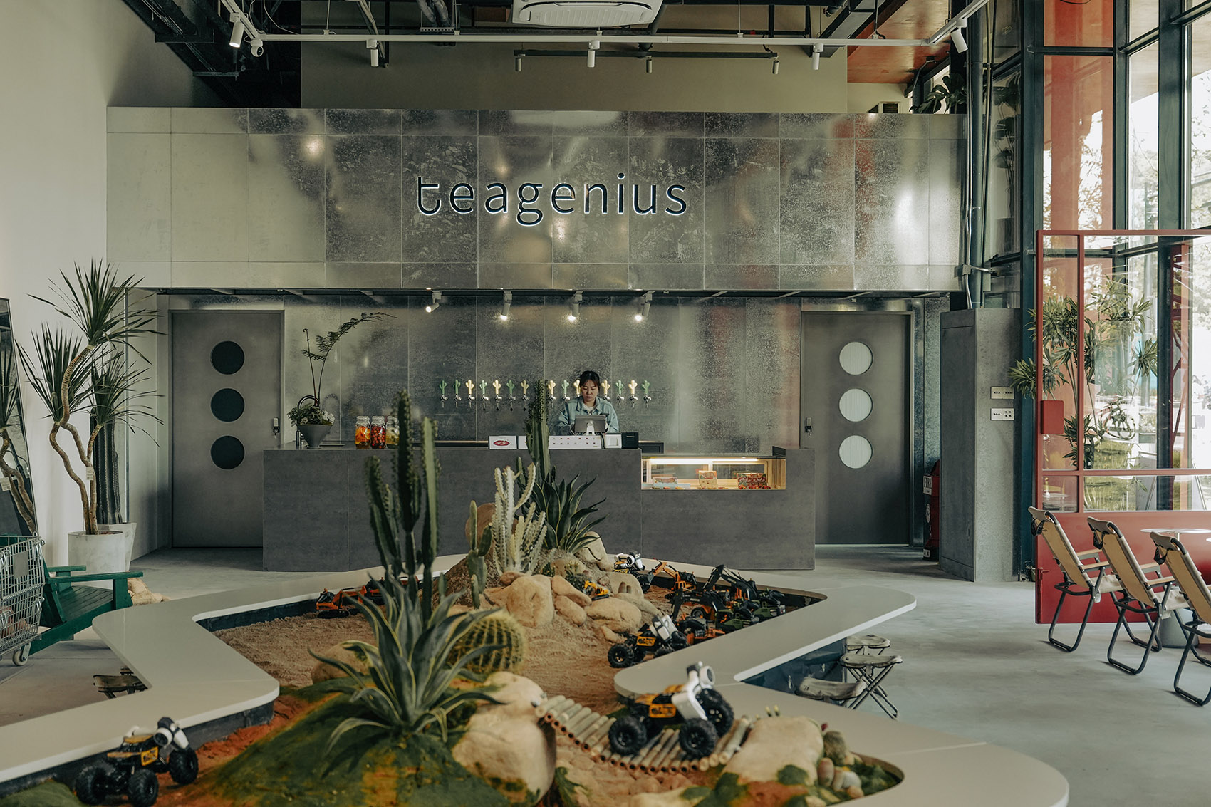 Teagenius新茶饮杭钢遗址公园店丨中国杭州丨微筑设计工作室（Microcosm_Arc Studio）-75