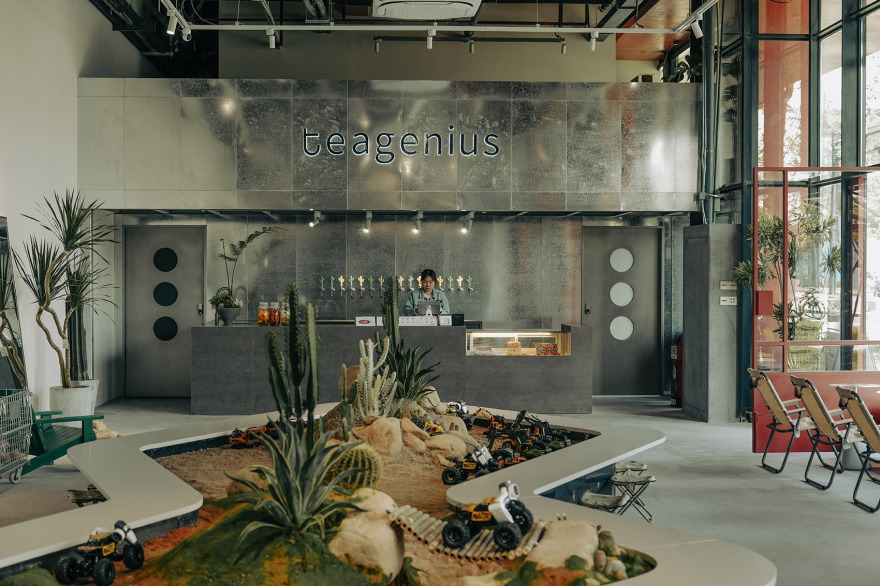 Teagenius新茶饮杭钢遗址公园店丨中国杭州丨微筑设计工作室(Microcosm_Arc Studio)-75