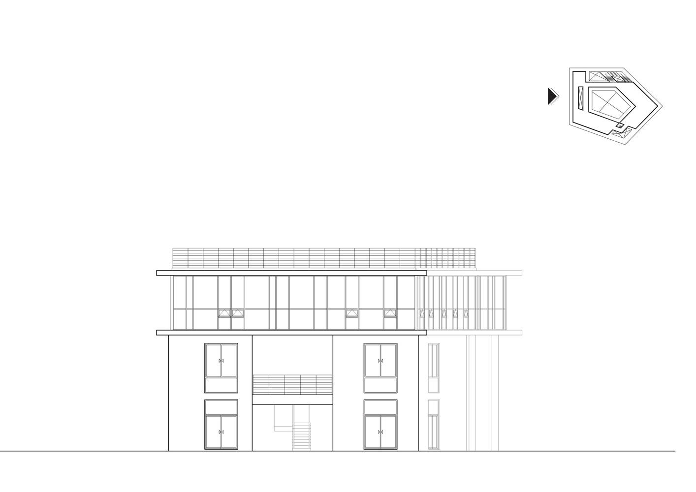 韩国日出之城的五边形商业建筑-50