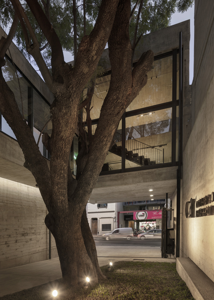 阿根廷建筑师协会总部 · 混凝土与绿意的共生-53