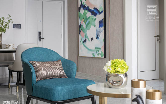 115㎡现代轻奢住宅  意境设计-11