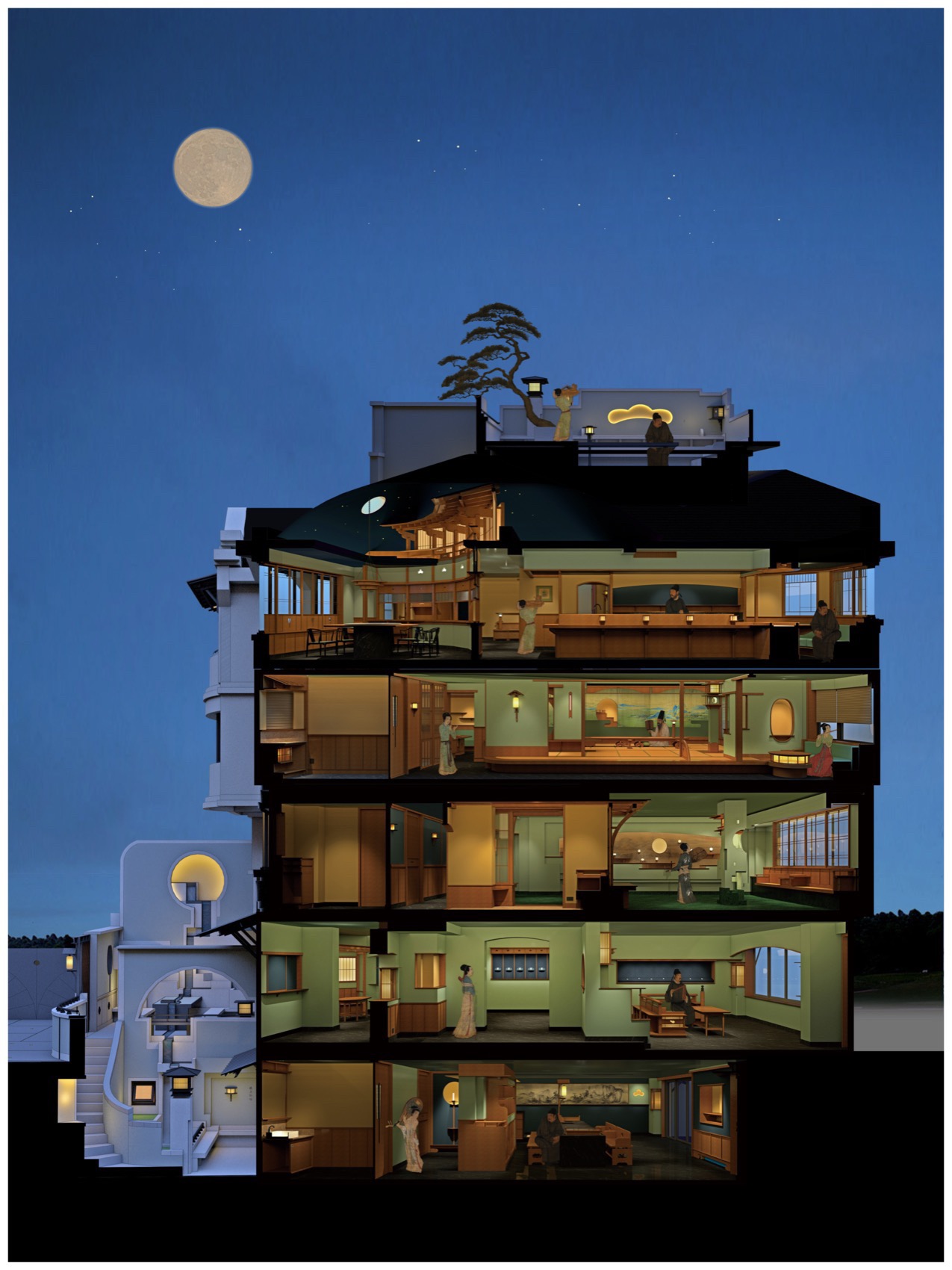 五重宋风·上海旧楼的园林化重生丨中国上海丨造园建筑-5