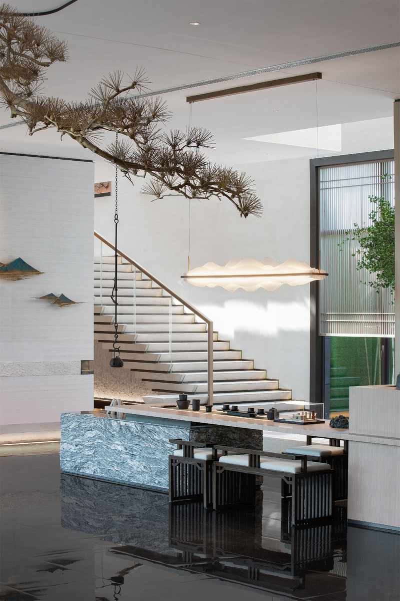 厦门建发·海玥和鸣营销中心 | 现代简约遇上东方美学-34