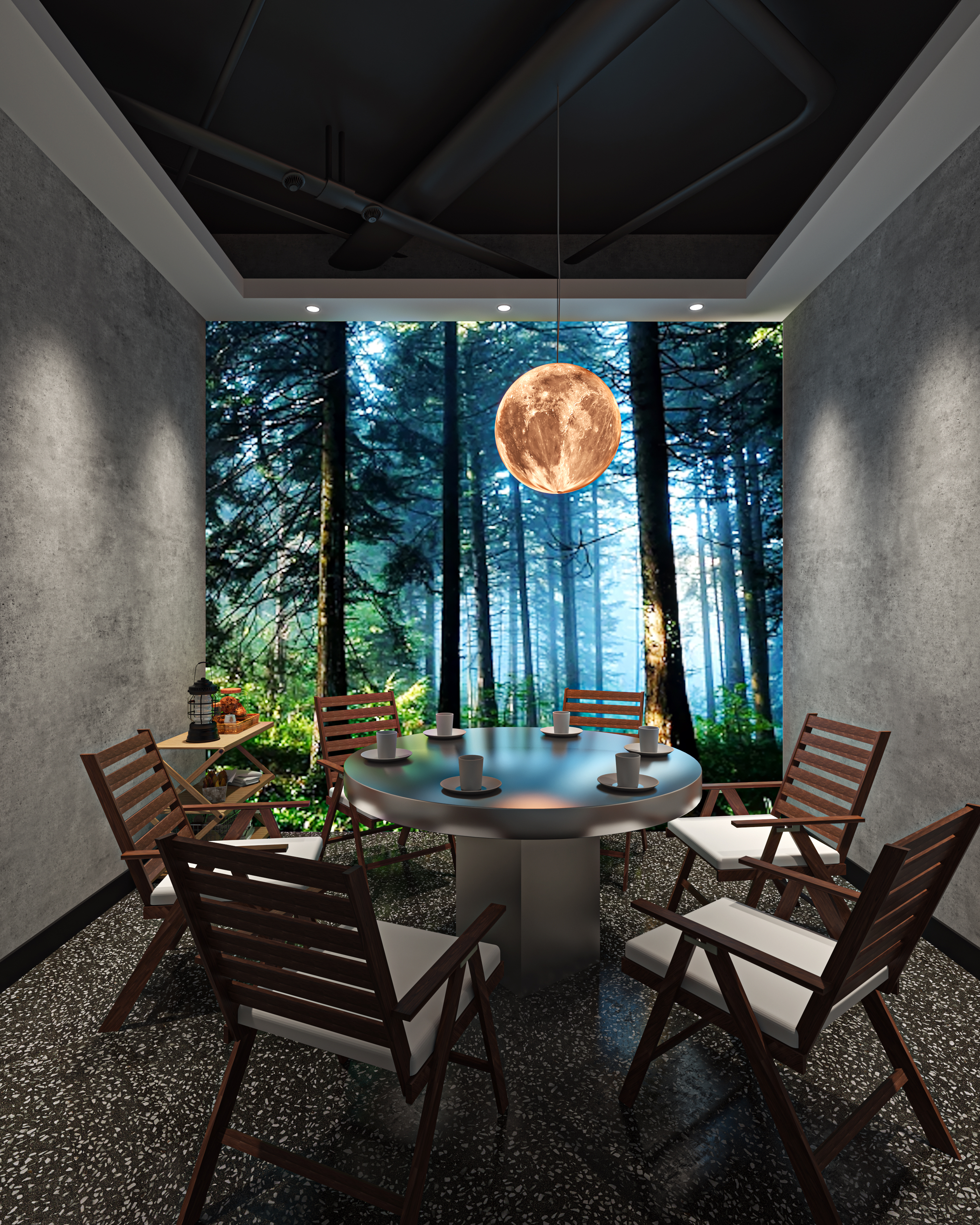 露营风烧烤店-5