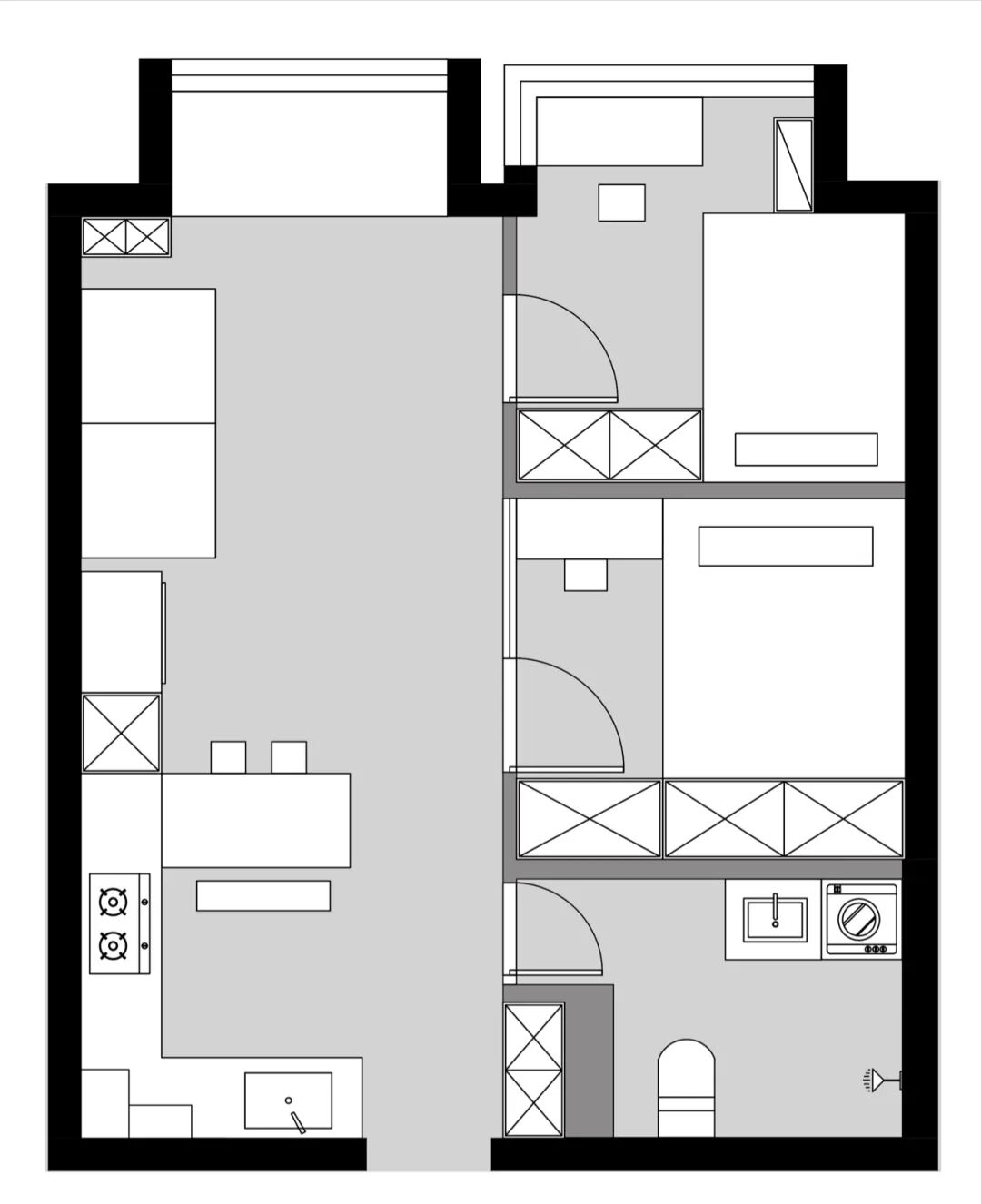 B.G.DESIGN|57平的治愈空间-140