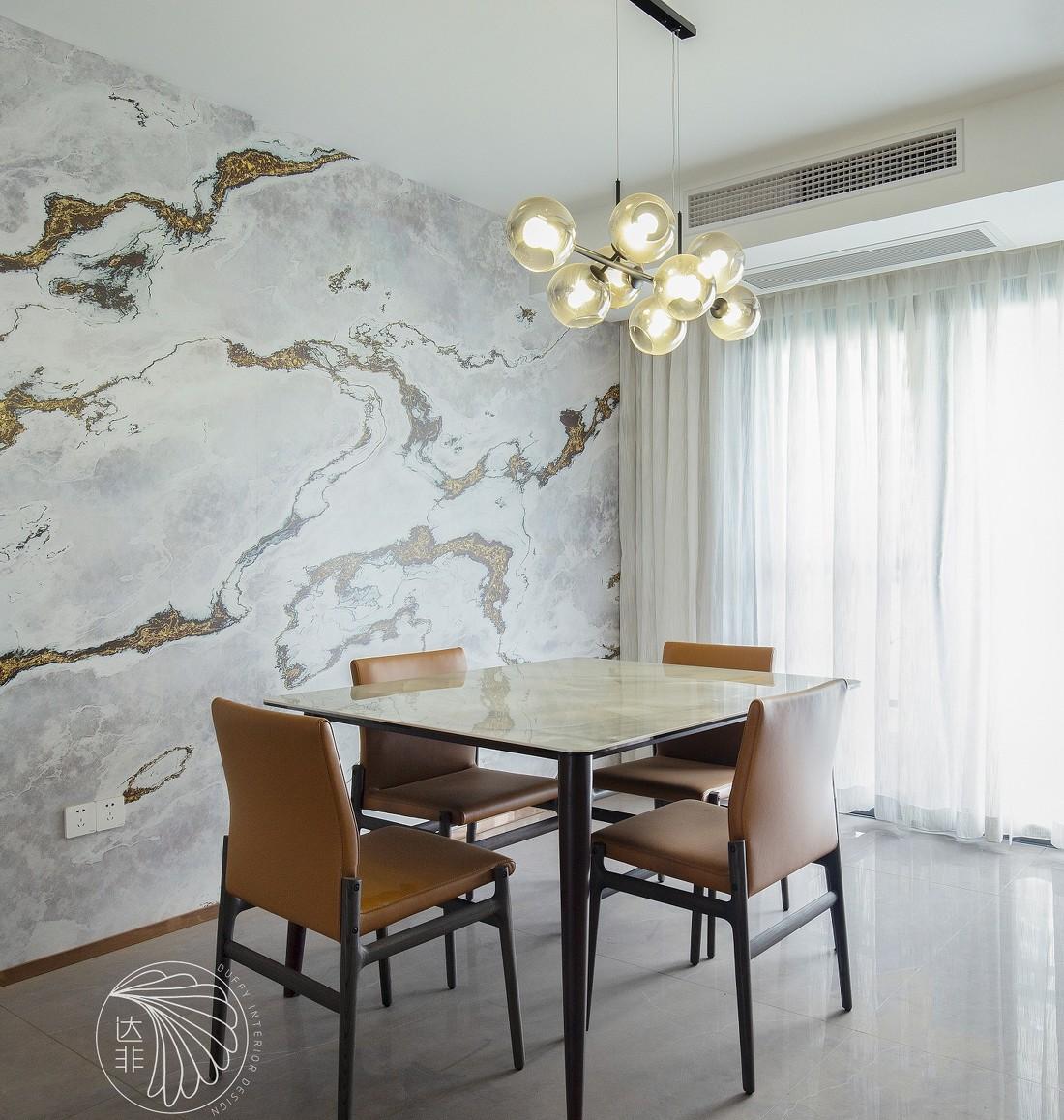 180 平米旧房翻新，打造自然现代新婚房-4