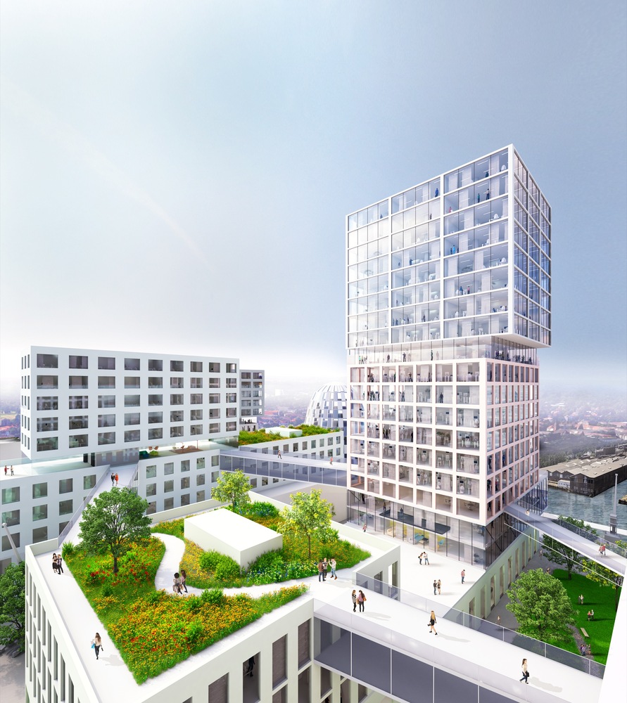 汉堡创新港 MVRDV 绿色建筑设计展现多样化公共空间-2