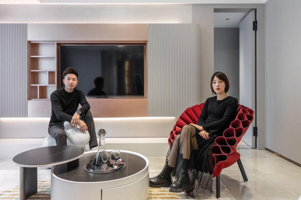 星空之梦 · 红金交织的现代家居空间-69