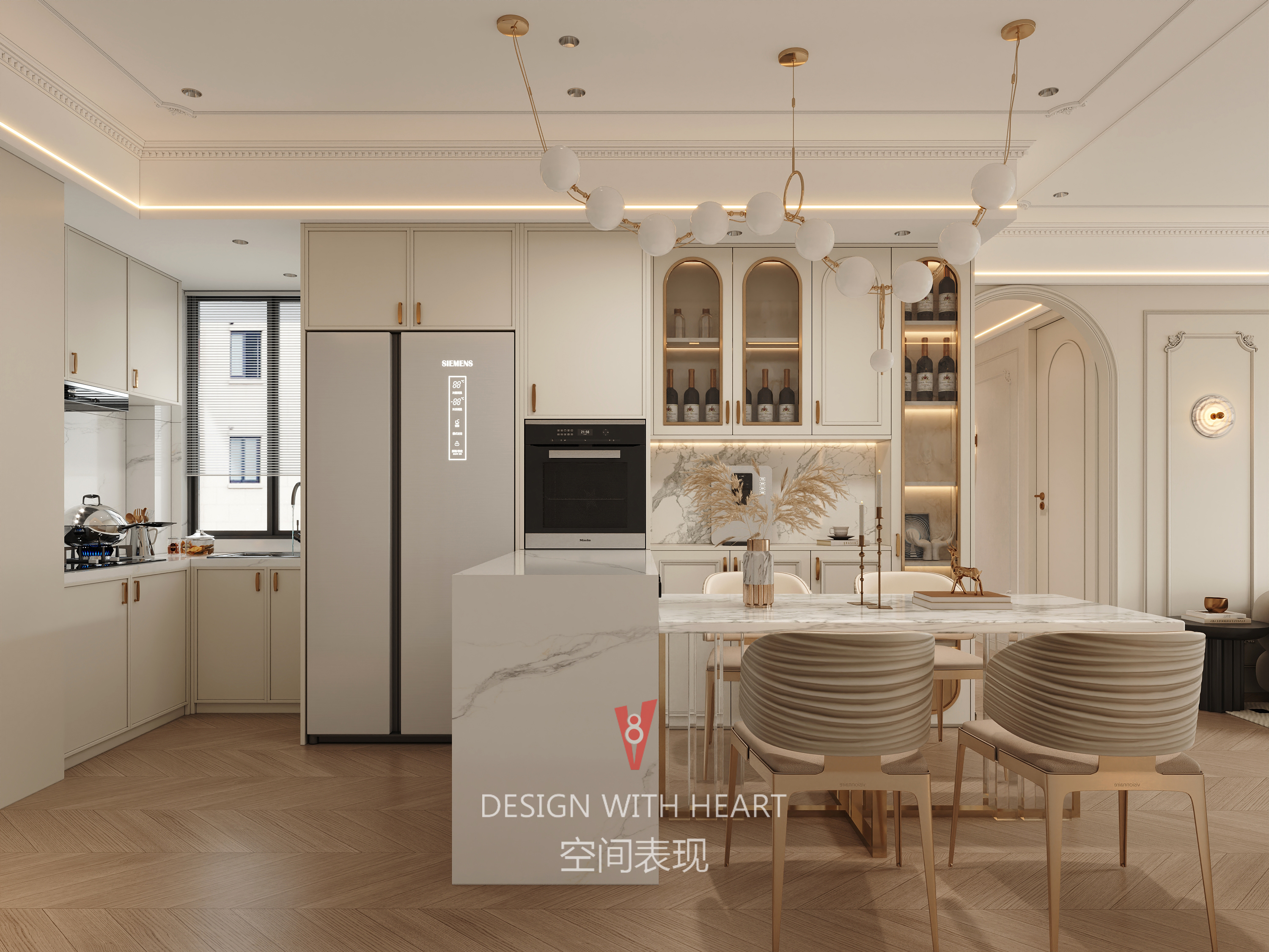 V8空间表现 | 精致家装效果图-0