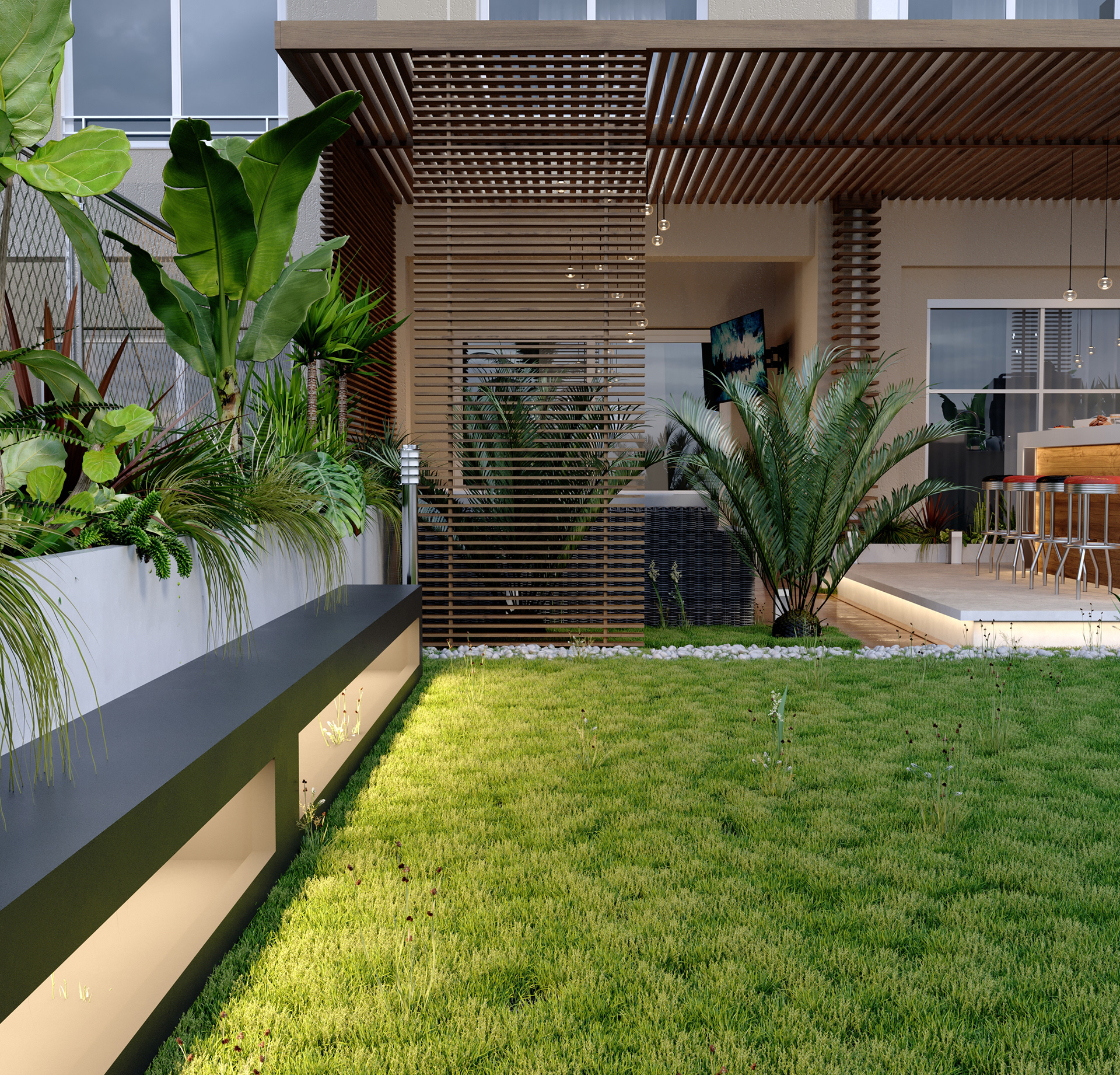 Villa landscape "palm hills katamya"-18