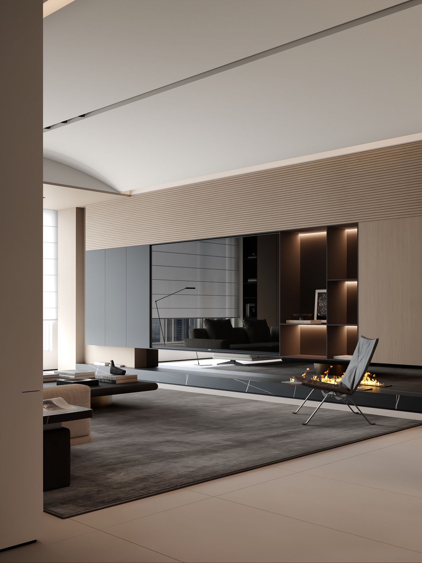 意式原木风大平层-1