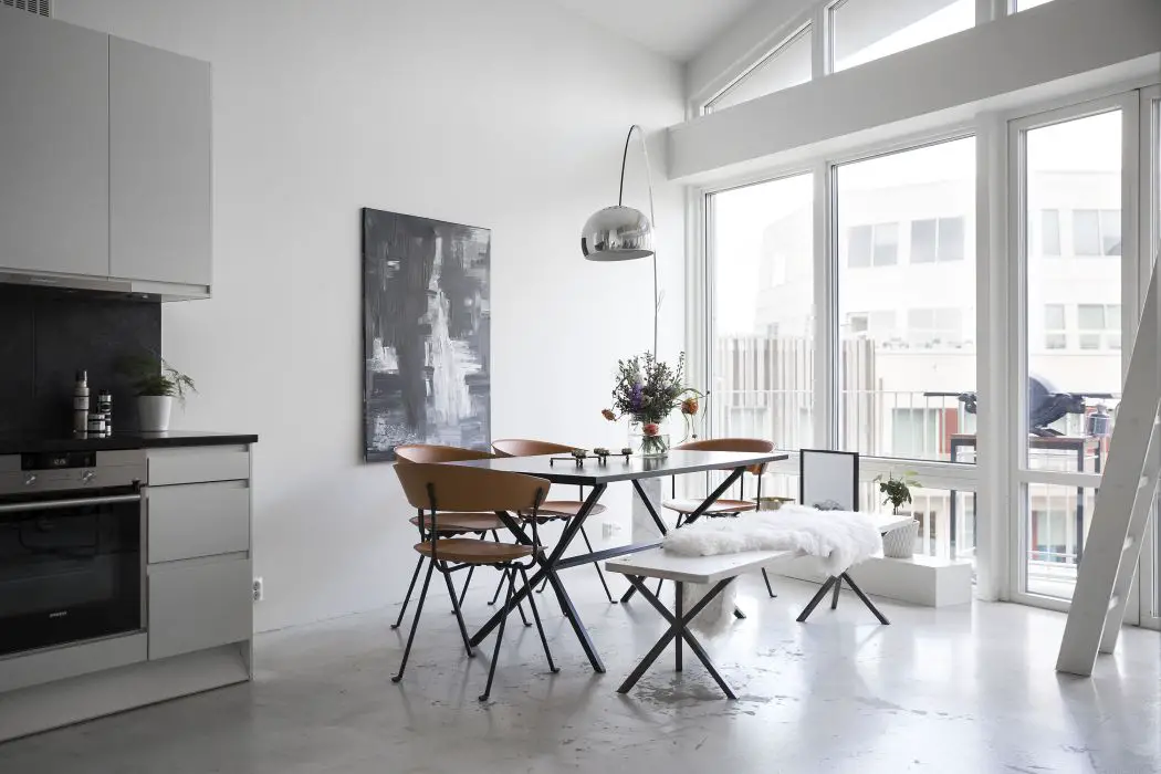 瑞典高挑空复式公寓设计-9