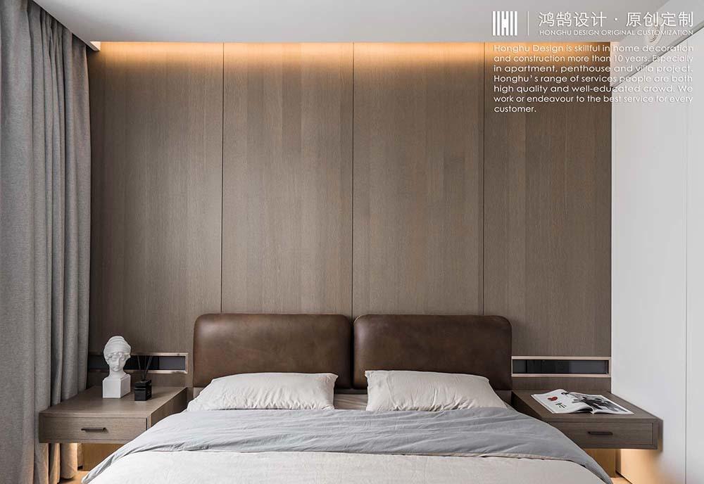 鸿鹄设计上海 100㎡现代轻工业风，温馨明亮空间解读-20