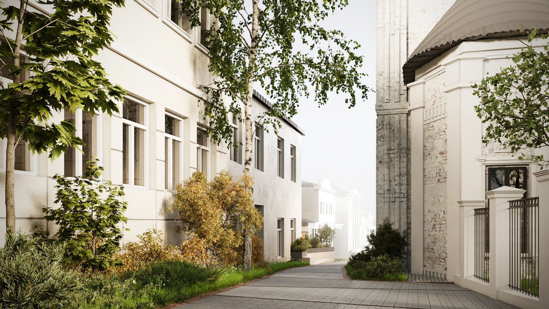 小巷的景观美化丨俄罗斯梁赞丨Alena Kokueva,Silviya Al Ubed-51