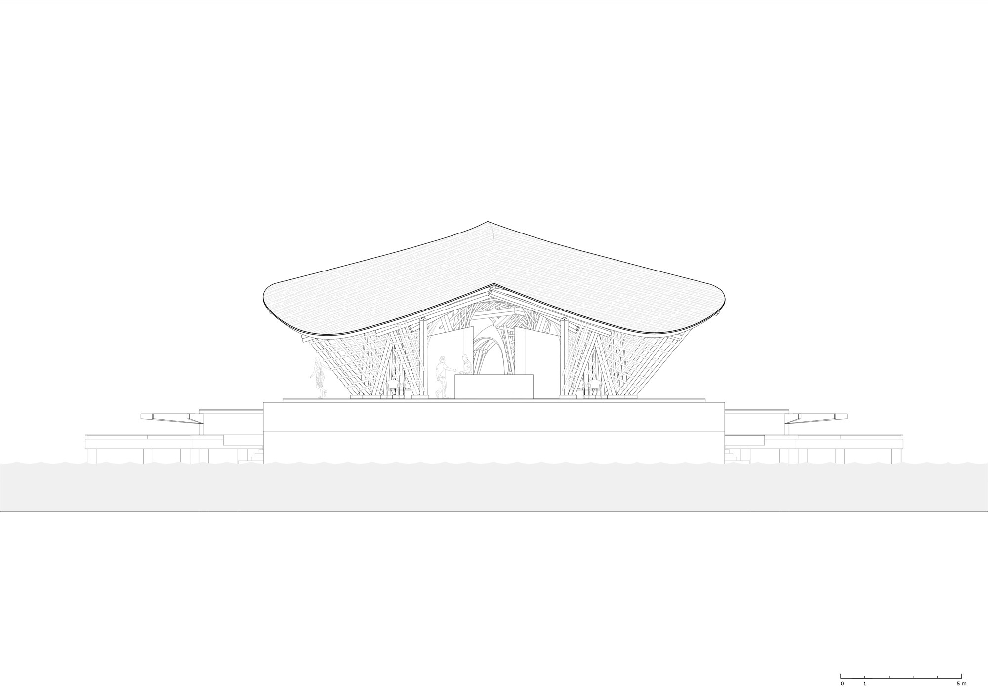 水上竹餐厅丨马尔代夫丨Atelier Nomadic-35