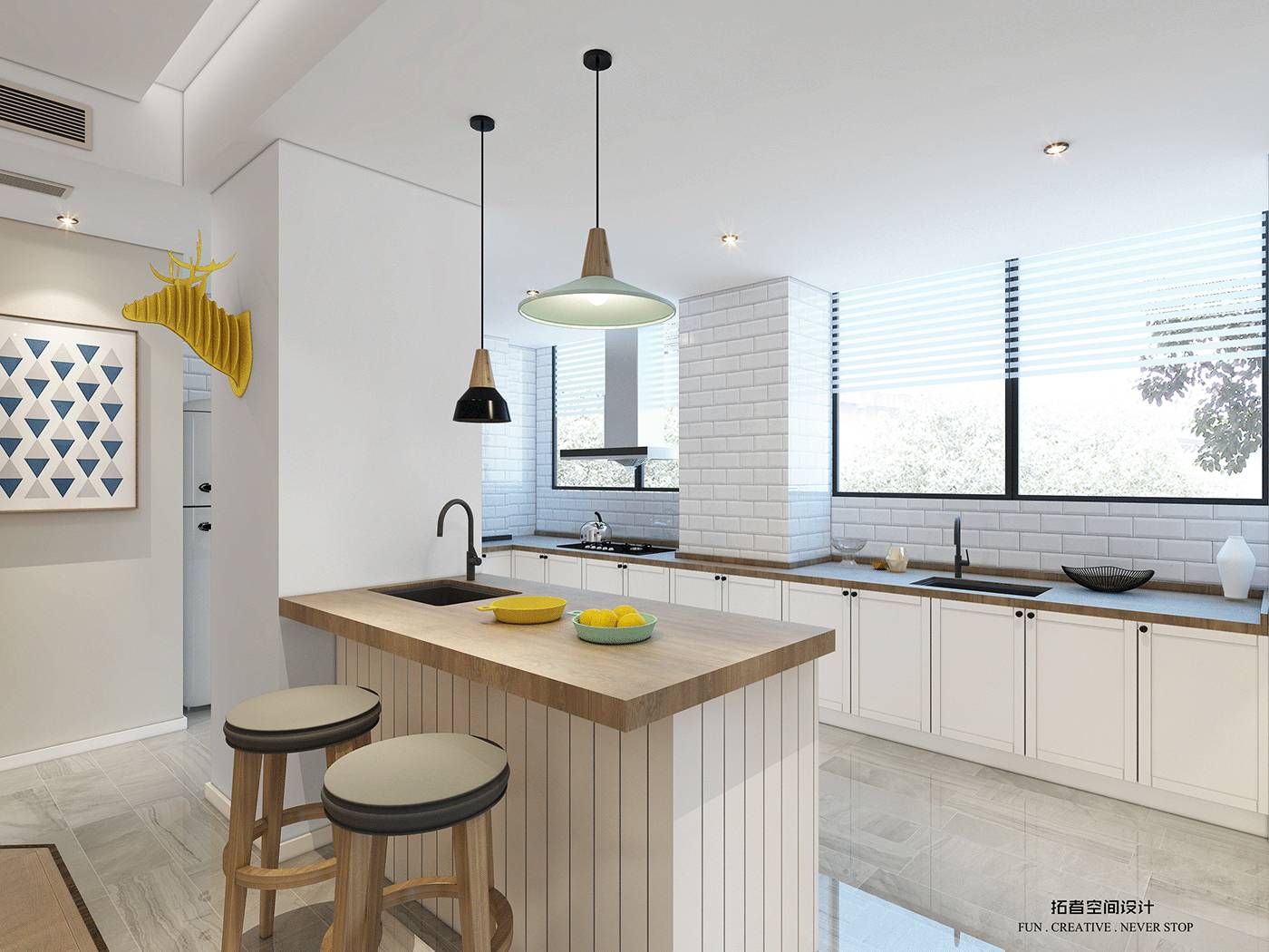 北欧风情的和泰城 125㎡小清新之家-32