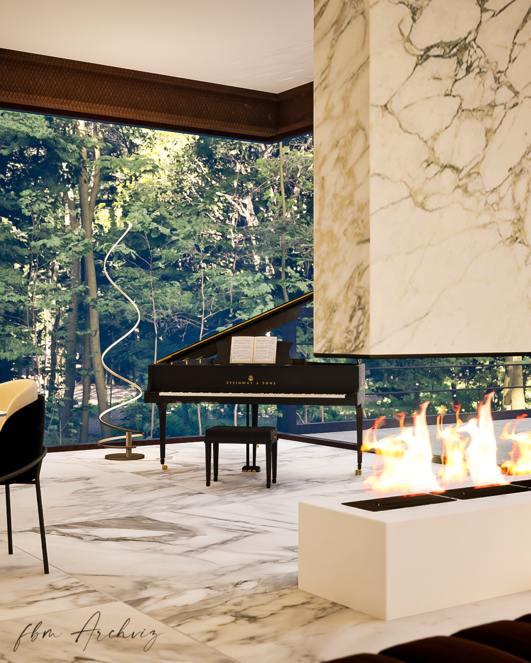 Glass House Interior-4