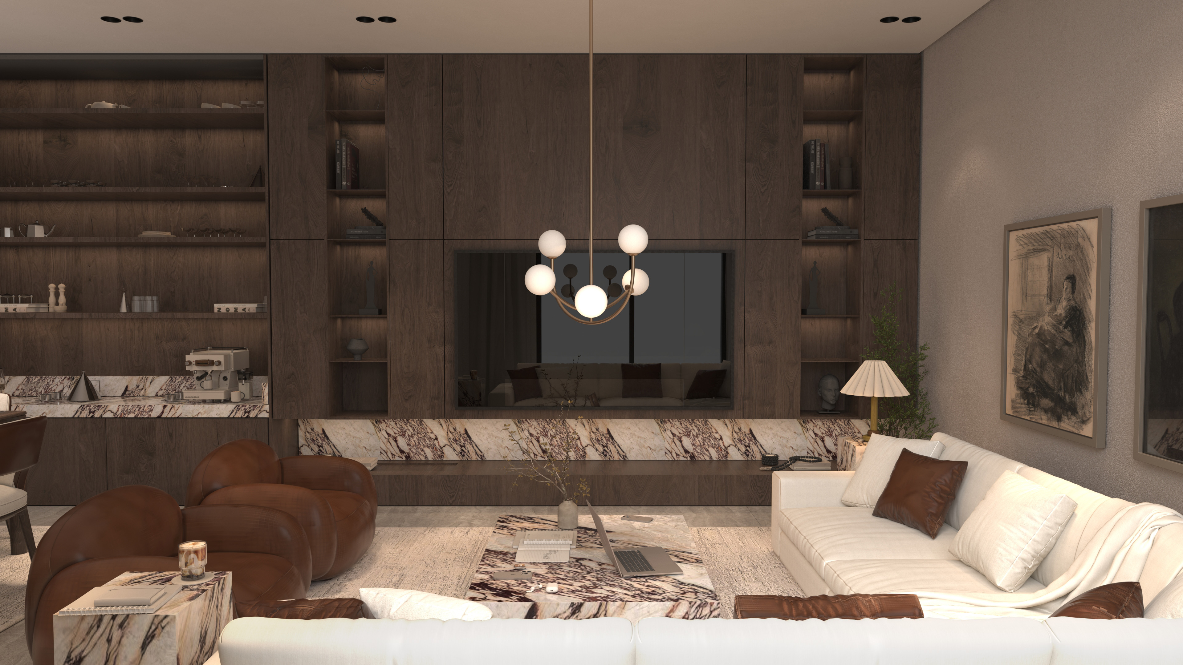 Al Qahtani Livingroom & Dinning, Saudi Arabia.-2