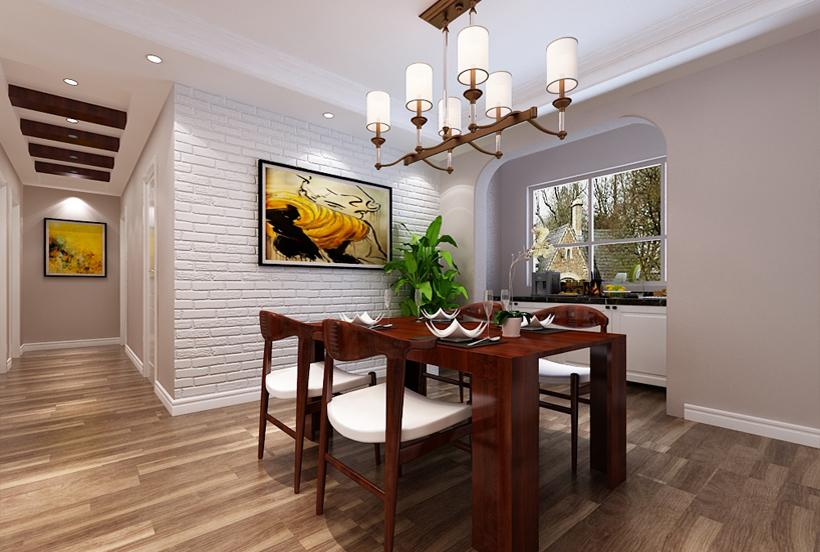 
济南万泰银丰唐郡140平美式风格案例 -3