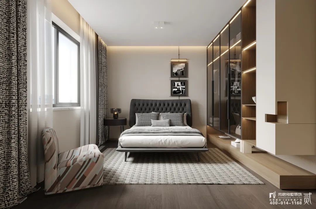 中国府 x 尚层作品 | 90后帅哥独享的178㎡现代大平层，用软装为家注入灵魂！-35