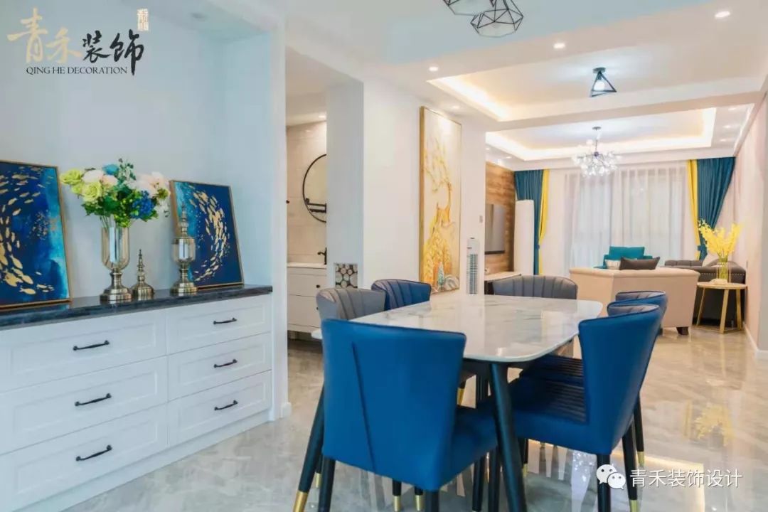 翰林府第 110㎡现代简约混搭家居,张鑫设计师打造舒适生活空间-8