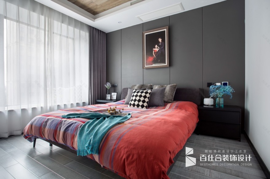 自“游”空间——139㎡摩登洋派现代宅 百仕合装饰设计-38