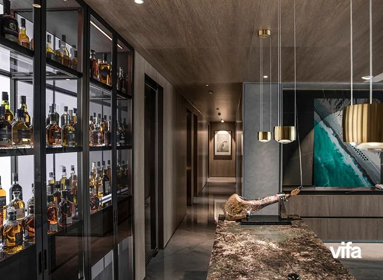 威法别墅客厅酒柜设计丨vifa威法-24